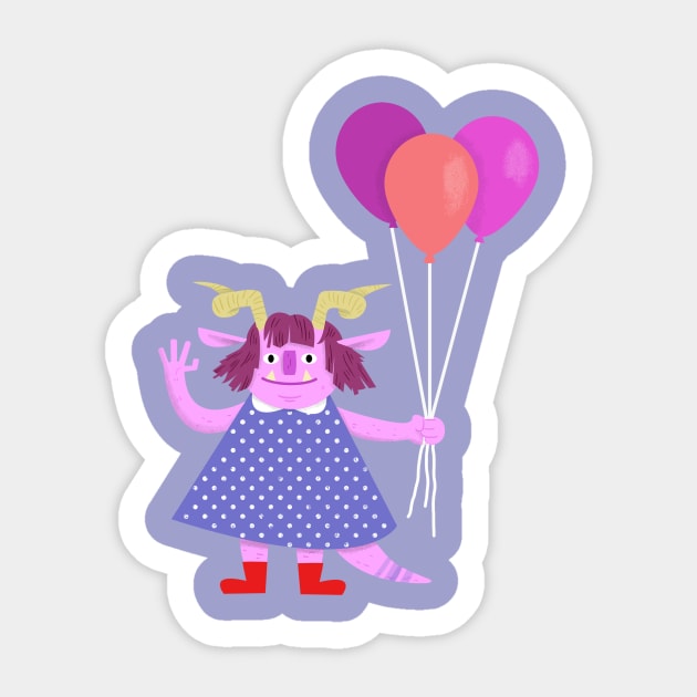 Violet Sticker by caravantshirts